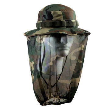 ULTRA FORCE CAMO BOONIE HAT W/ CAMO MOSQUITO NETTING