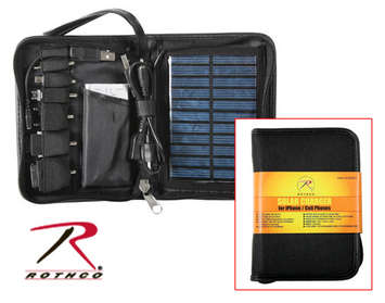 DELUXE SOLAR CHARGER FOR I-PHONES CELL PHONES