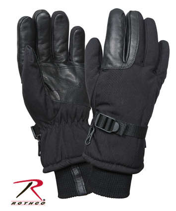 COLD WEATHER MILITARY GLOVES - BLACK